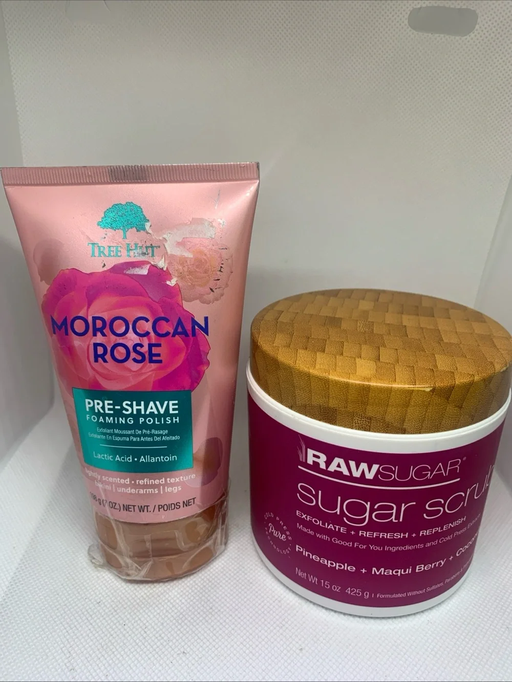 Raw Sugar and Tree Hut Body Scrubs New